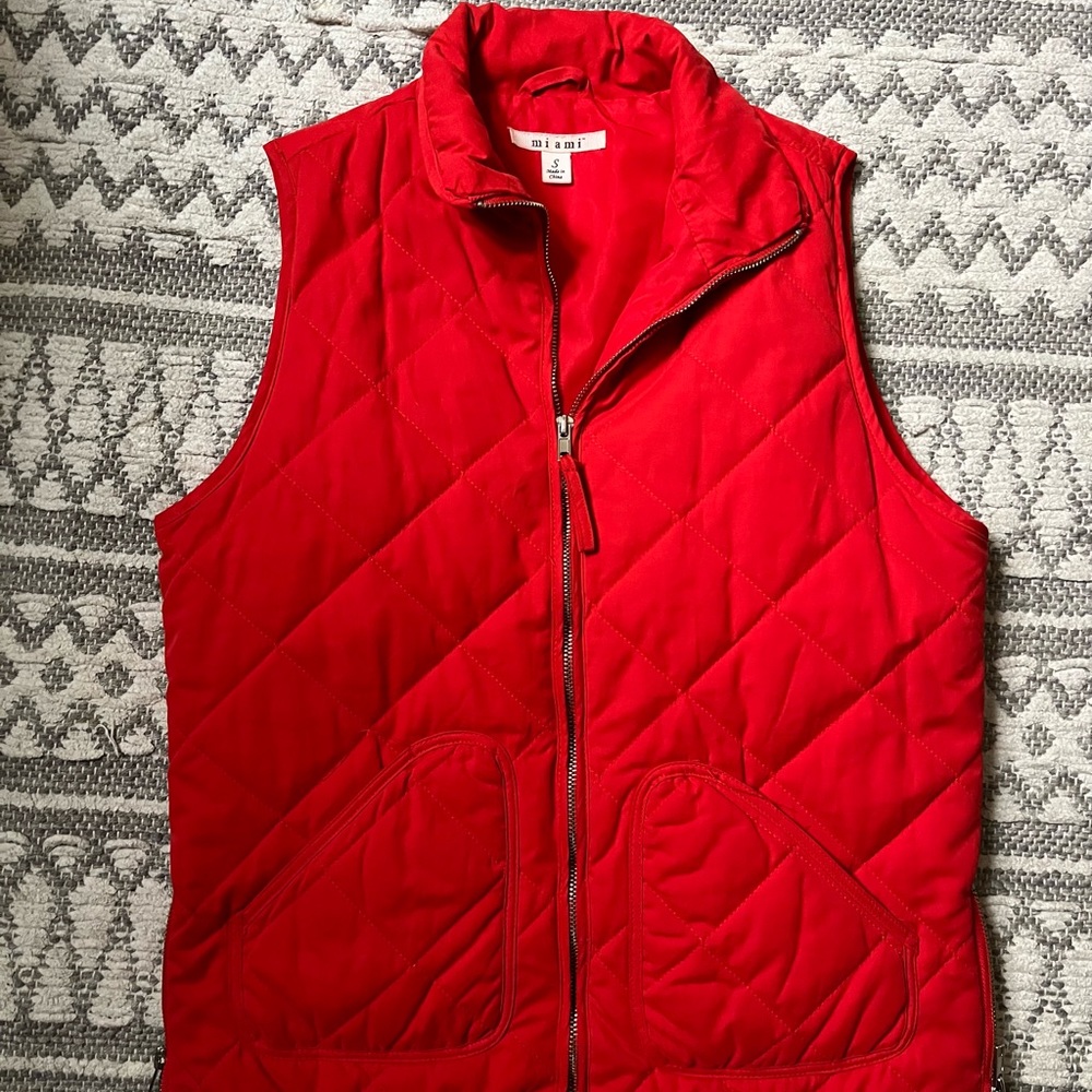 Francessca’s Miami collection - Red Vest